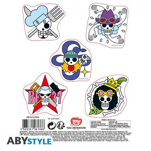 Stickers - One Piece - Skulls Equipage Luffy